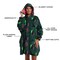 Wicked Part 1 Witch Hats & Glinda Seal All-Over Print Adult Green Long Sleeve Hooded Blanket